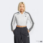 adidas Adicolor Teamgeist Kadın Beyaz Eşofman Üstü