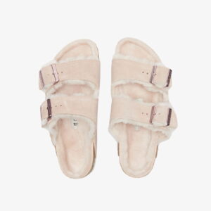 Birkenstock Arizona Shearling Kadın Krem Terlik
