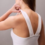 Calvin Klein Cotton Solid Tank Kadın Beyaz T-Shirt