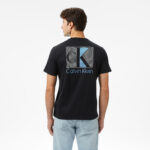 Calvin Klein Abstract Graphic Erkek Siyah T-Shirt