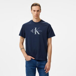 Calvin Klein Jeans Hero Monogram Erkek Lacivert T-Shirt
