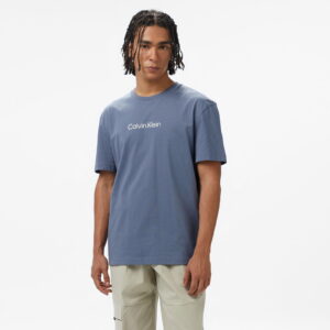 Calvin Klein Hero Logo Comfort Erkek Mavi T-Shirt