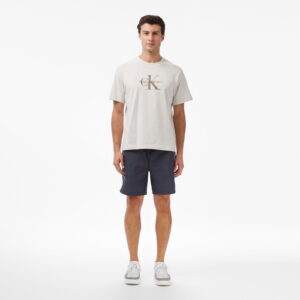 Calvin Klein Relaxed Crinkle Nylon Track Erkek Mavi Şort