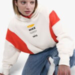 Nike Sportswear Phoenix Fleece Kadın Krem Rengi Sweatshirt