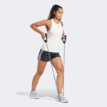 شورت تمرینی سیاه زنانه آدیداس 3 نواری بلند - تصویر 14
