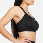 Nike Dri-Fit Alpha Zip-Front Kadın Siyah Bra