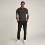 Calvin Klein Structured Embroidery Erkek Siyah T-Shirt