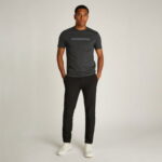 Calvin Klein Structured Embroidery Erkek Siyah T-Shirt