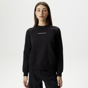 Calvin Klein Jeans Institutional Kadın Siyah Sweatshirt