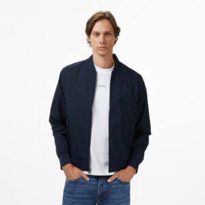 Calvin Klein Matte Bomber Erkek Mavi Ceket