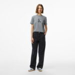 Calvin Klein Hero Classic Monologo Cneck Kadın Gri T-Shirt