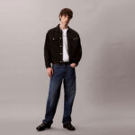 Calvin Klein Standard Logo Crew Erkek Beyaz T-Shirt