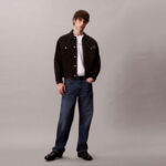 Calvin Klein Standard Logo Crew Erkek Beyaz T-Shirt