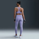 Nike One Dri-Fit 7/8 Kadın Mor Tayt