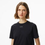 Calvin Klein Classic Logo Kadın Siyah T-Shirt