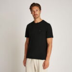 Tommy Hilfiger Essential Reg Fit Solid Erkek Siyah T-Shirt