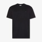 Calvin Klein Supima Chest Crewneck Erkek Siyah T-Shirt