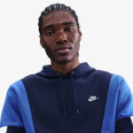 Nike Fleece Track Erkek Mavi Sweatshirt