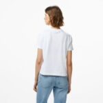 Calvin Klein Archive Logo Jersey Classic Kadın Beyaz T-Shirt