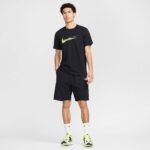 Nike Sportswear Swoosh Erkek Siyah T-Shirt