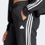 adidas Future Icons 3 Stripes Kadın Siyah Günlük Eşofman Altı