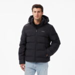 Calvin Klein Quilted Bonded Channel Erkek Siyah Mont