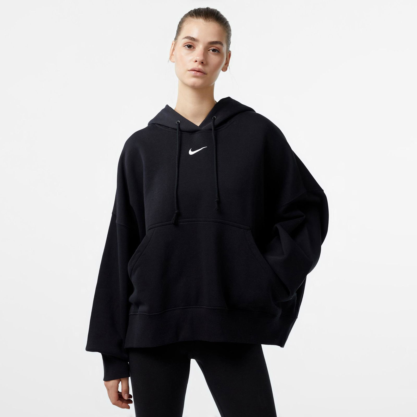 8341D304-Afb8-4F31-94Ad-Ed41A97Fbec0_Size2000X2000_Cropcenter Nike Sportswear Phonnex Fleece Oversize Hoodie Kadın Siyah Sweatshirt
