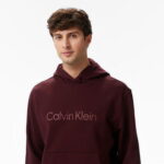 Calvin Klein Standard Logo Terry Erkek Kırmızı Sweatshirt