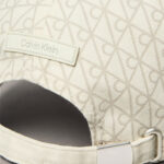Calvin Klein Emblem Print Leather Patch  Kadın Haki Şapka