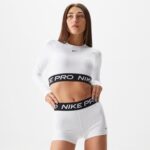 Nike Pro Dri-Fit 365 Kadın Beyaz Uzun Kollu T-Shirt