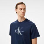 Calvin Klein Jeans Hero Monogram Erkek Lacivert T-Shirt