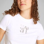 Calvin Klein Front Photo Graphic Baby Kadın Beyaz T-Shirt
