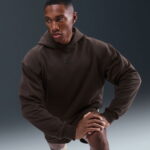 Nike Pro Dri-Fit Midlayer Erkek Kahverengi Sweatshirt