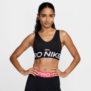Nike Pro Indy Plunge Kadın Siyah Bra