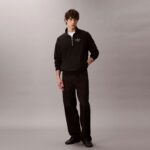 ژاکت سیاه مردانه مردانه پریمیوم تری میکرو مونولوگو کالوین - تصویر 18