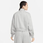 Nike Sportswear Phoenix Fleece Crop Kadın Gri Sweatshirt