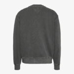 Tommy Jeans Relax Vintage Varsity Crew Erkek Siyah Sweatshirt