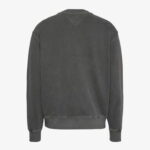Tommy Jeans Relax Vintage Varsity Crew Erkek Siyah Sweatshirt
