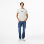 Calvin Klein Box Tape Graphic Erkek Beyaz T-Shirt