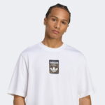 adidas Leo Oversize Erkek Beyaz T-Shirt