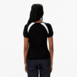 Calvin Klein Liquid Shine Sculpt Top Kadın Siyah Triko