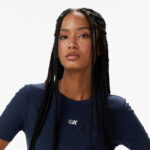 Calvin Klein Modal Essential Kadın Mavi T-Shirt