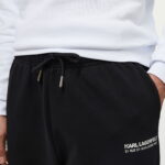 Karl Lagerfeld Erkek Siyah Eşofman Altı