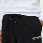 Karl Lagerfeld Erkek Siyah Eşofman Altı