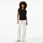 Calvin Klein Slim Kadın Siyah T-Shirt