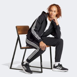 adidas Future Icons 3 Stripes Kadın Siyah Günlük Eşofman Altı