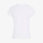 Calvin Klein Satin Slim Kadın Beyaz T-Shirt