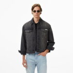 Calvin Klein 90S Fog Trucker Erkek Siyah Ceket