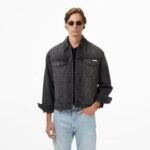 Calvin Klein 90S Fog Trucker Erkek Siyah Ceket