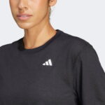 adidas Train Essentials Boxy Workout Kadın Siyah Antrenman T-Shirt